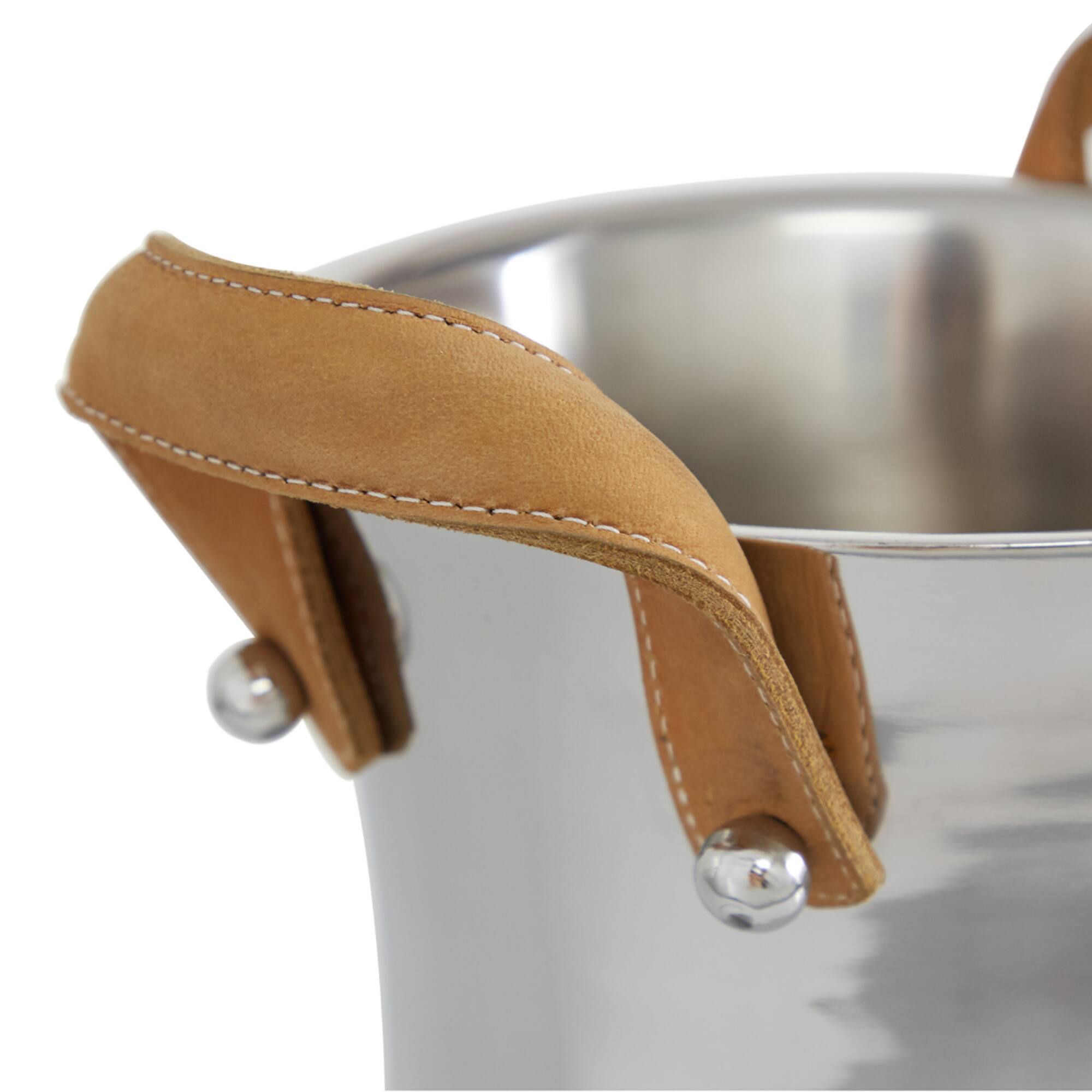 11" Stainless Steel Contemporary Wine Bucket